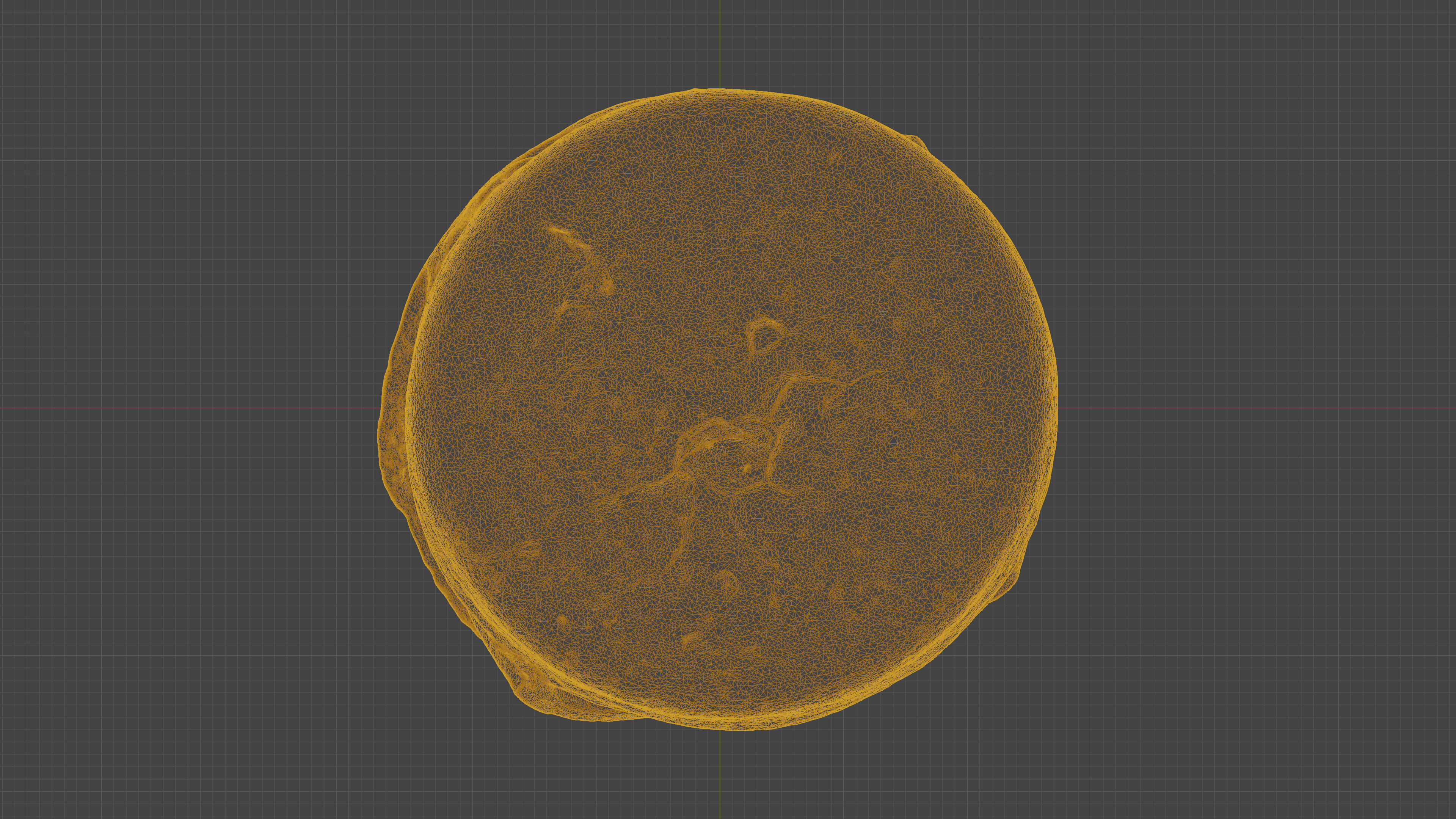 Scanned cheeseburger Low-poly 3D model_18