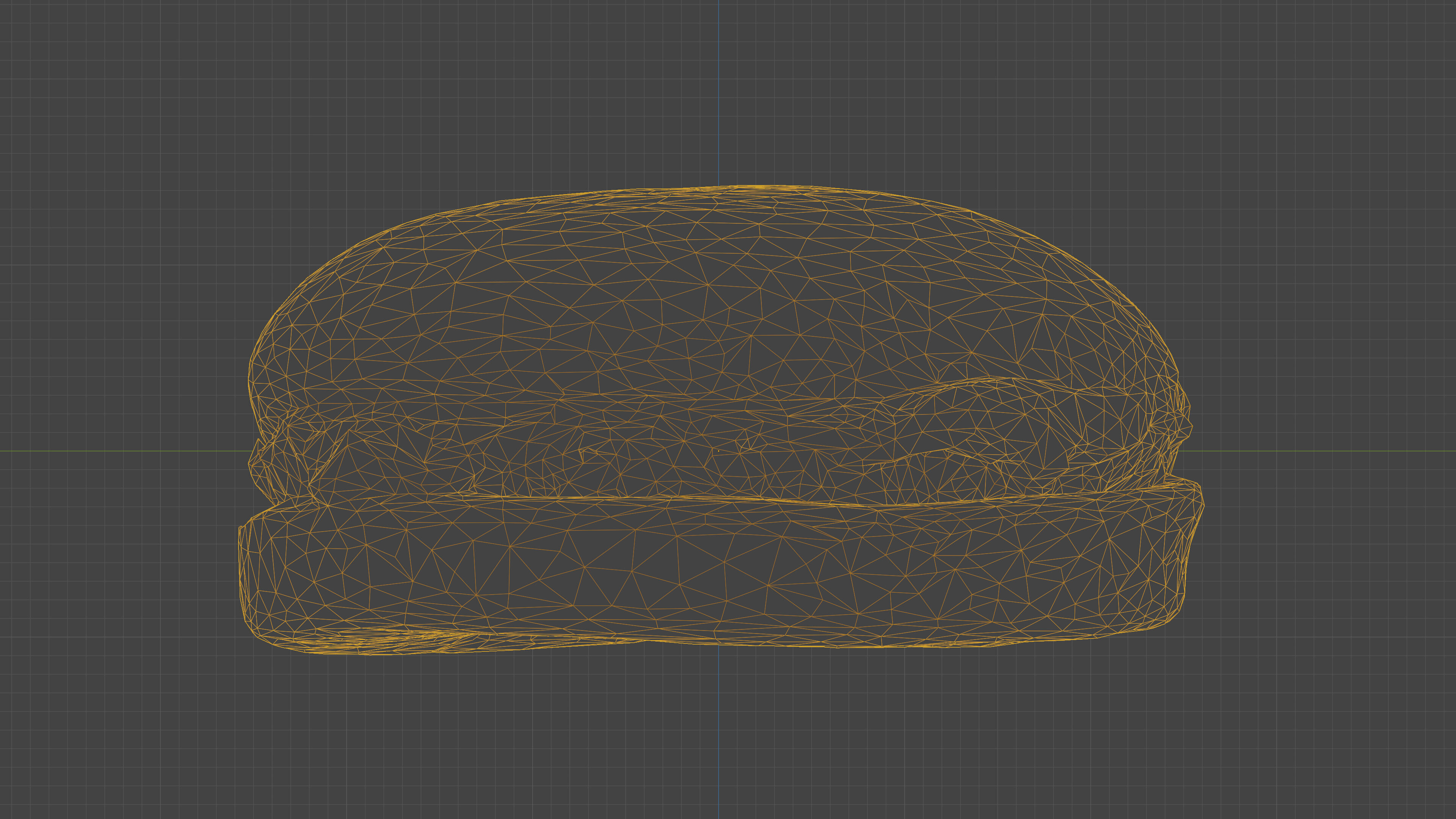 Scanned cheeseburger Low-poly 3D model_33