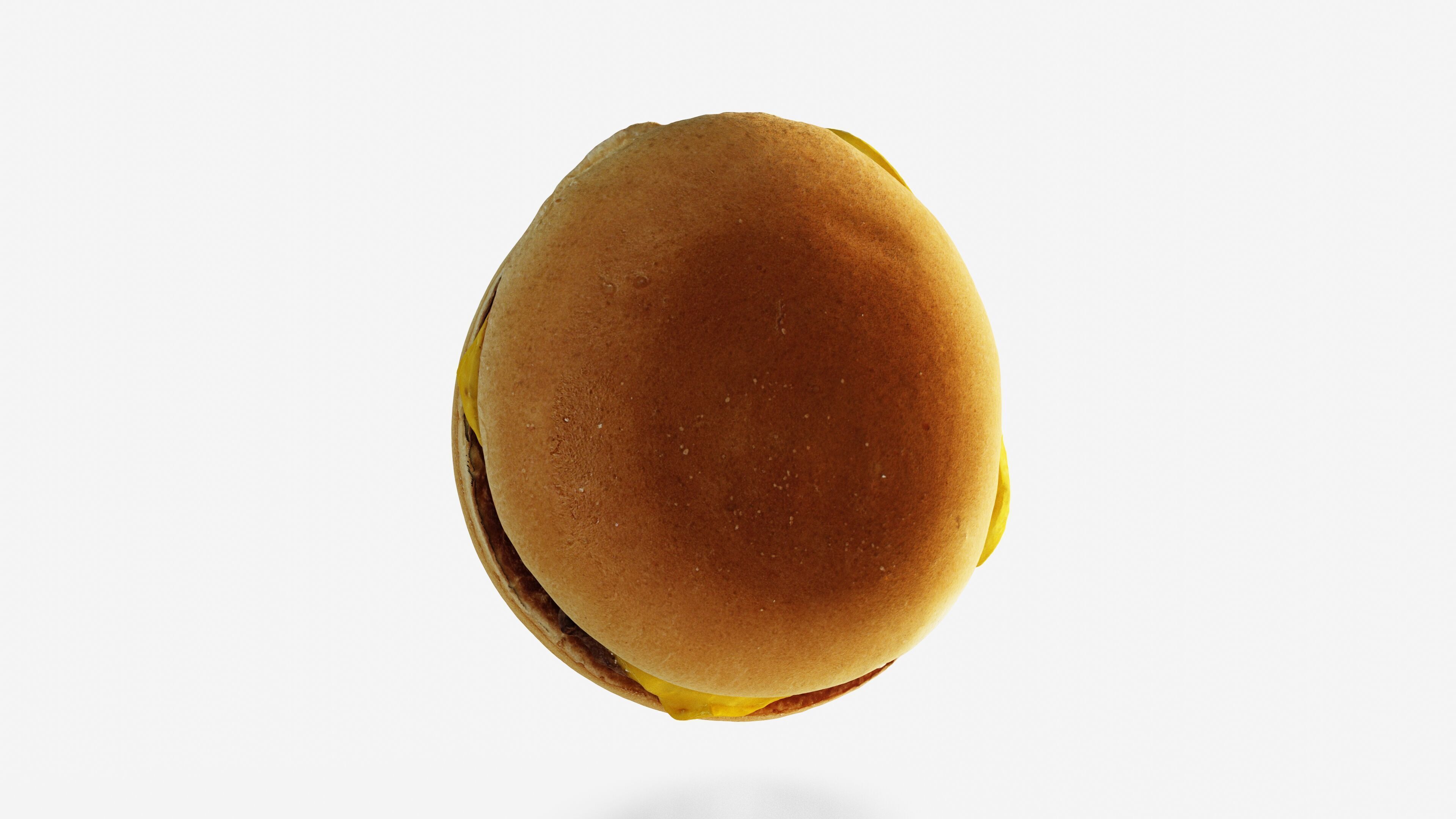 Scanned cheeseburger Low-poly 3D model_13