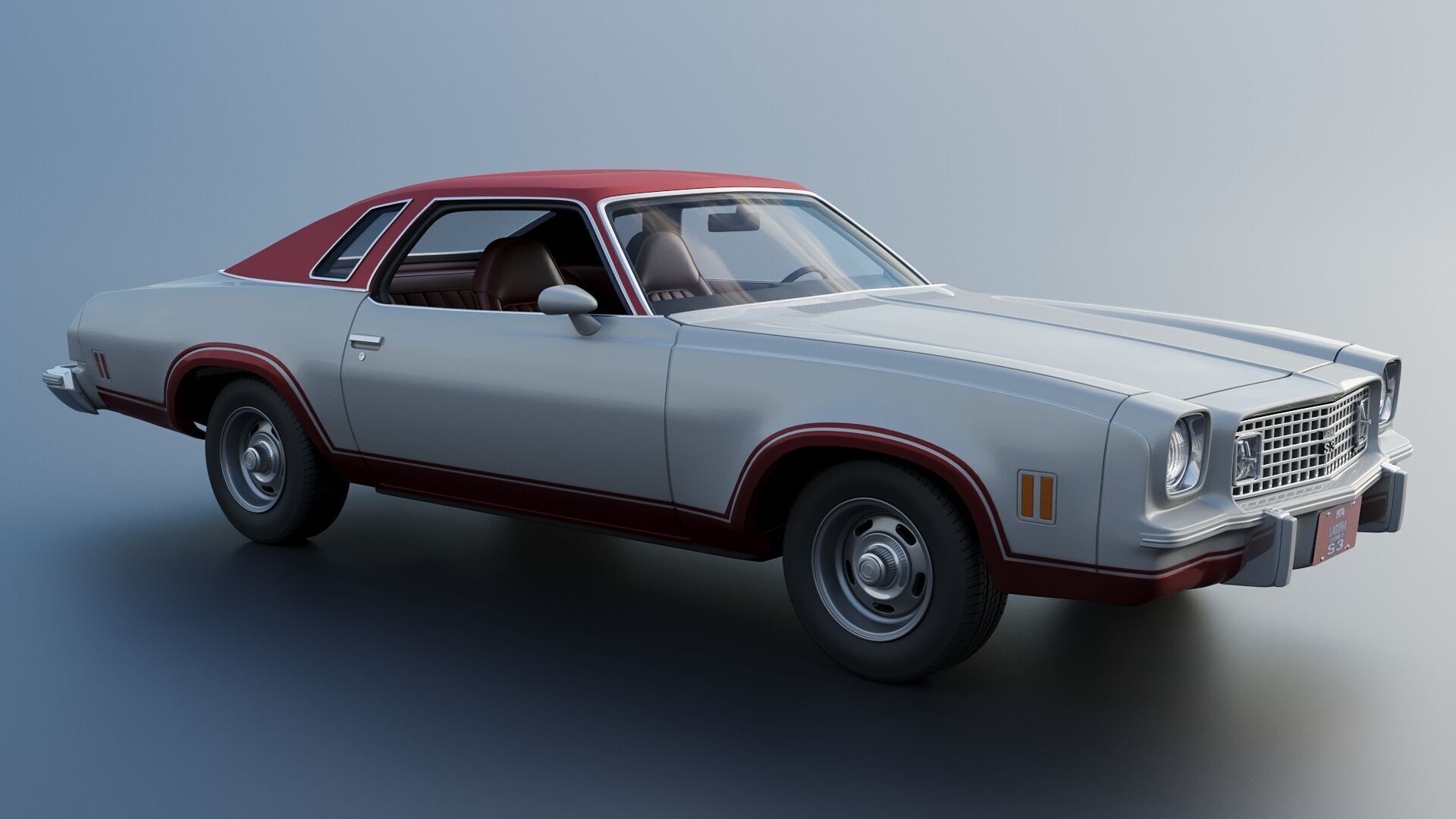 Chevrolet Chevelle Laguna S-3 1974 3D print model_9