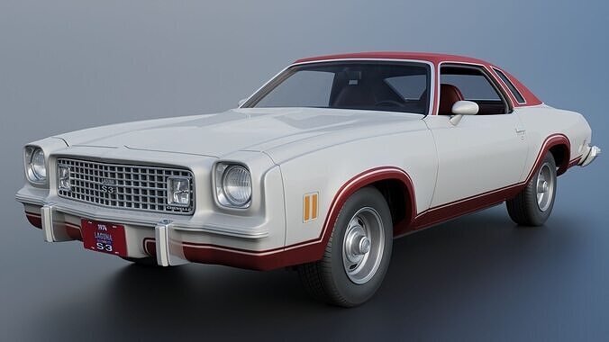 Chevrolet Chevelle Laguna S-3 1974 3D print model 3