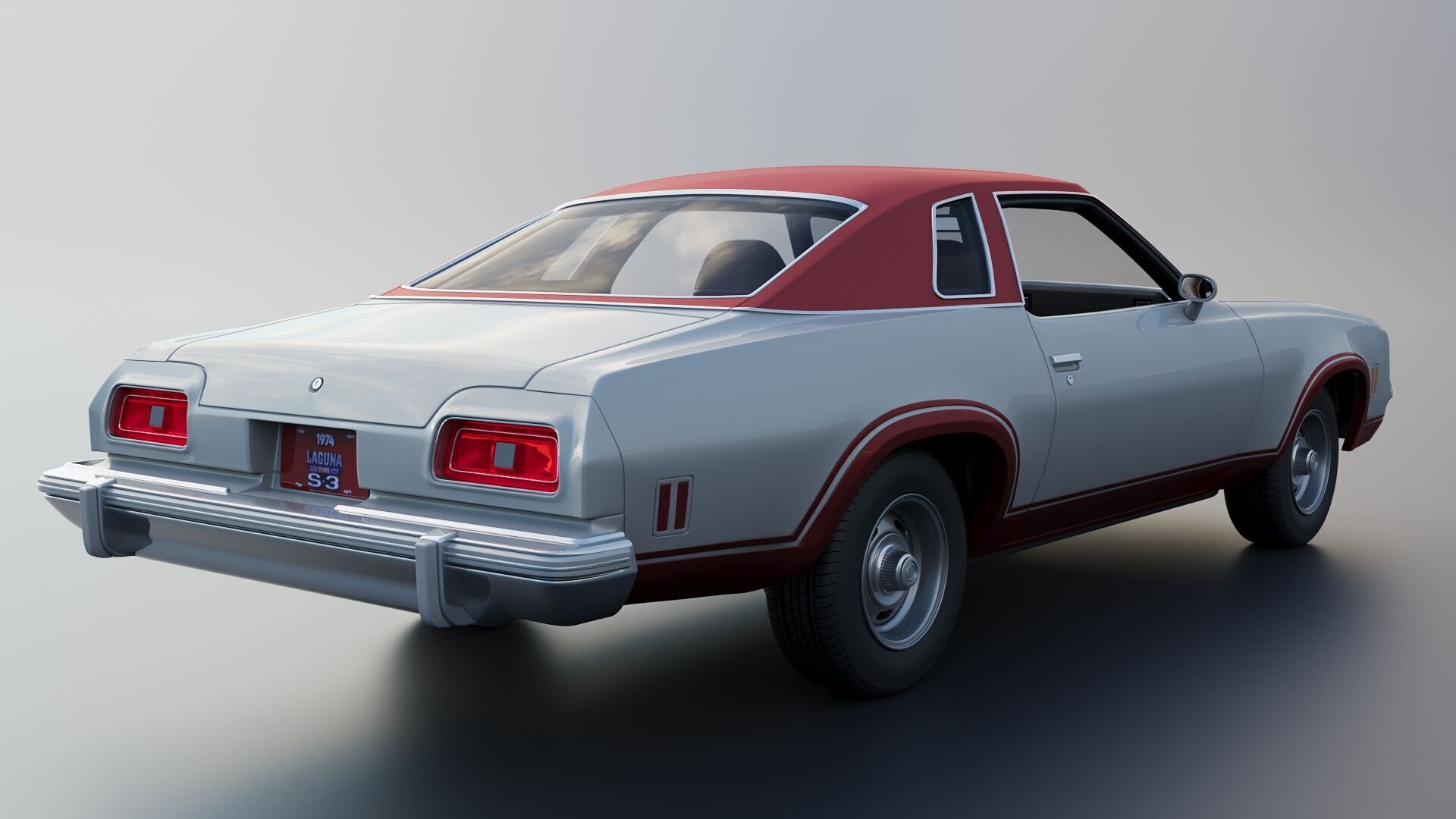 Chevrolet Chevelle Laguna S-3 1974 3D print model_6