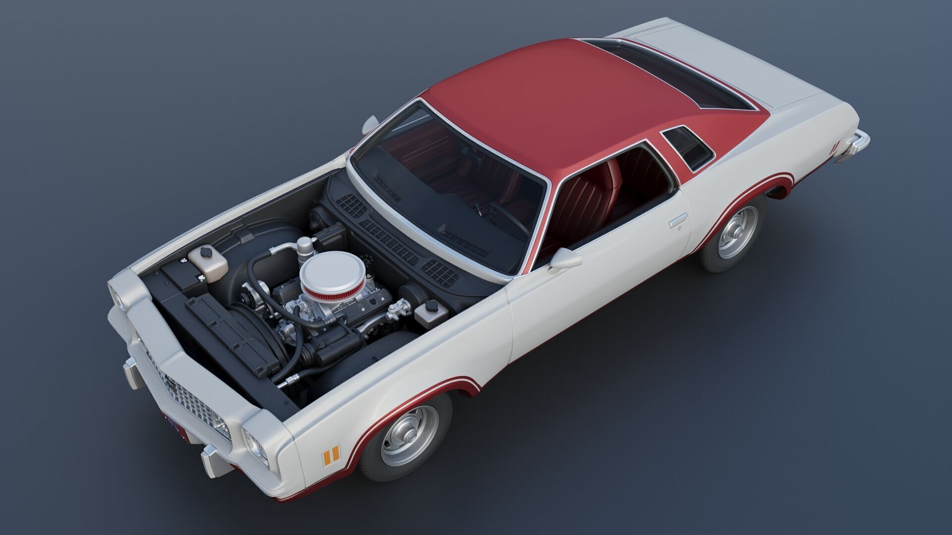Chevrolet Chevelle Laguna S-3 1974 3D print model_13