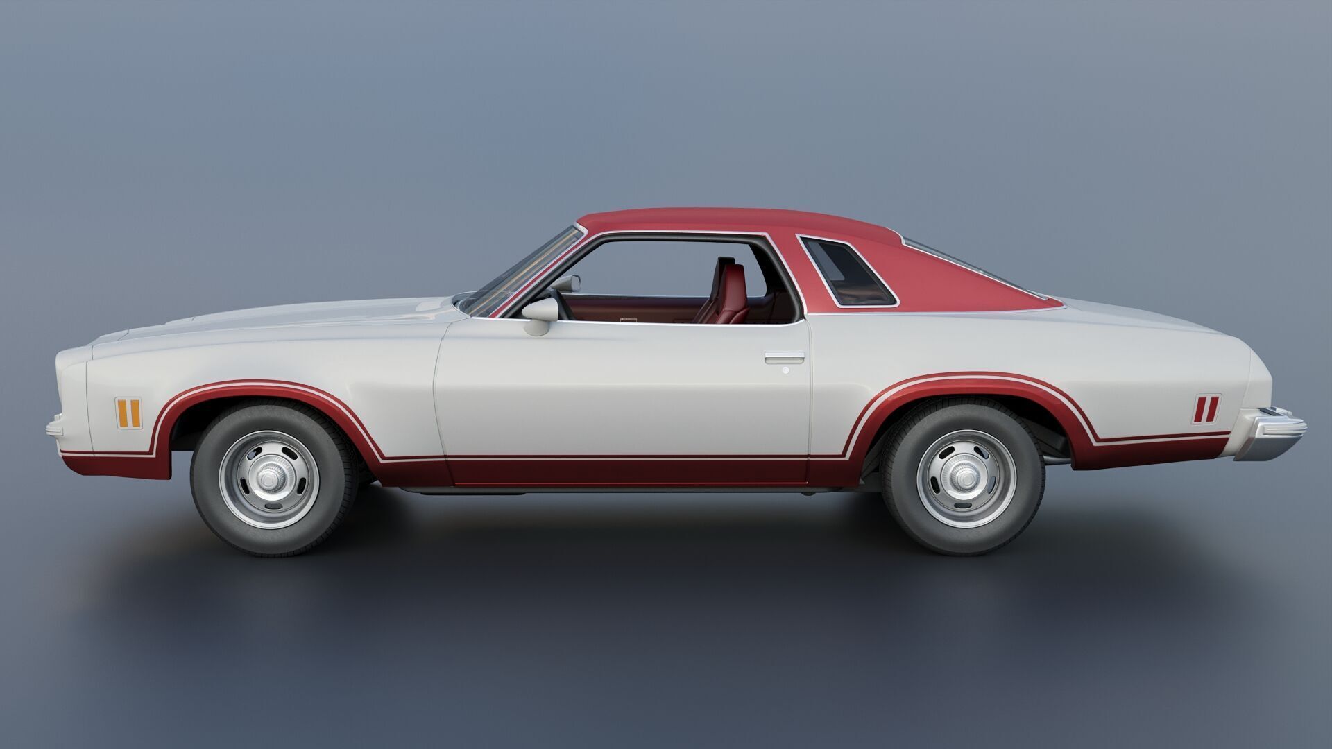 Chevrolet Chevelle Laguna S-3 1974 3D print model_3