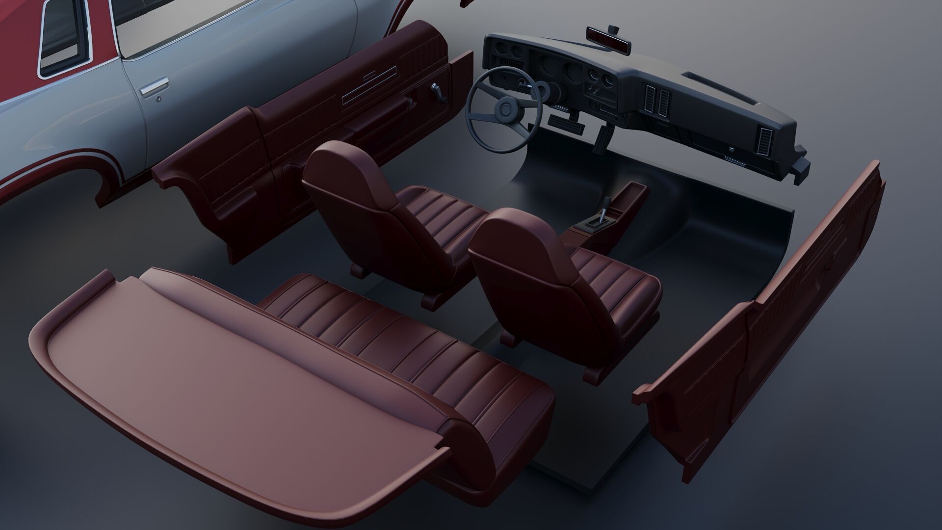 Chevrolet Chevelle Laguna S-3 1974 3D print model_23