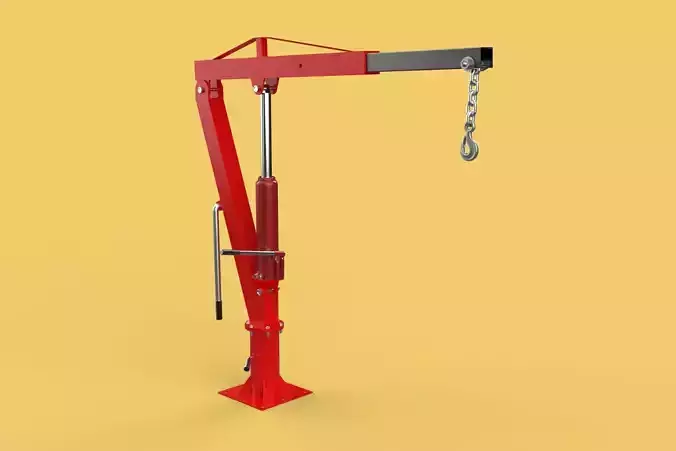 SWIVEL LIFTING CRANE WINCH HOIST HOOK PICKUP TRUCK JIB SLEWING