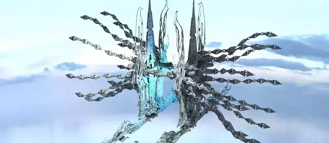 interstellar  Archway space city 