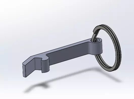 Battle Opener KayChain 3D print model