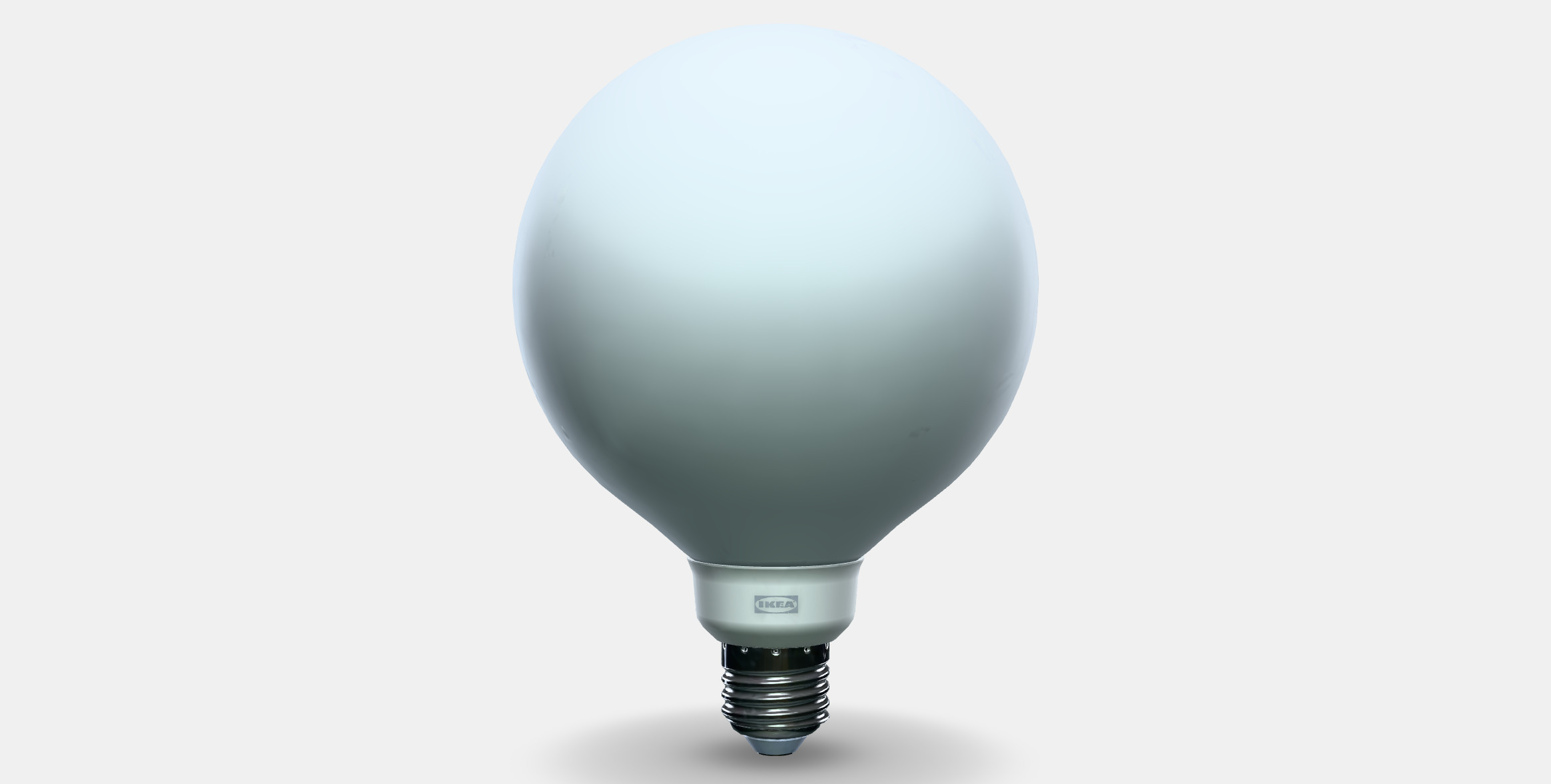 TRADFRI LED bulb E27 470 lumen Low-poly 3D model_10