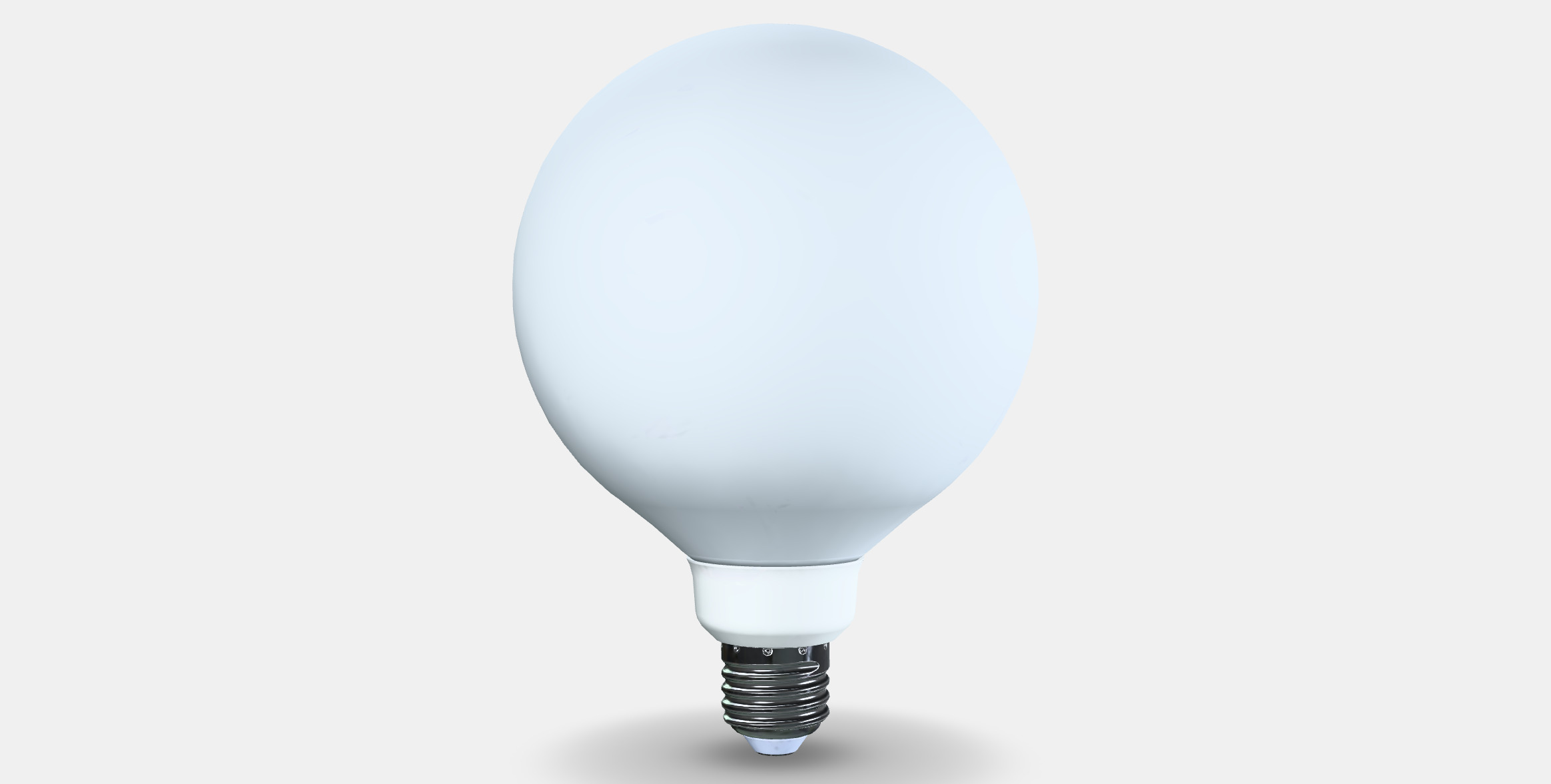 TRADFRI LED bulb E27 470 lumen Low-poly 3D model_15