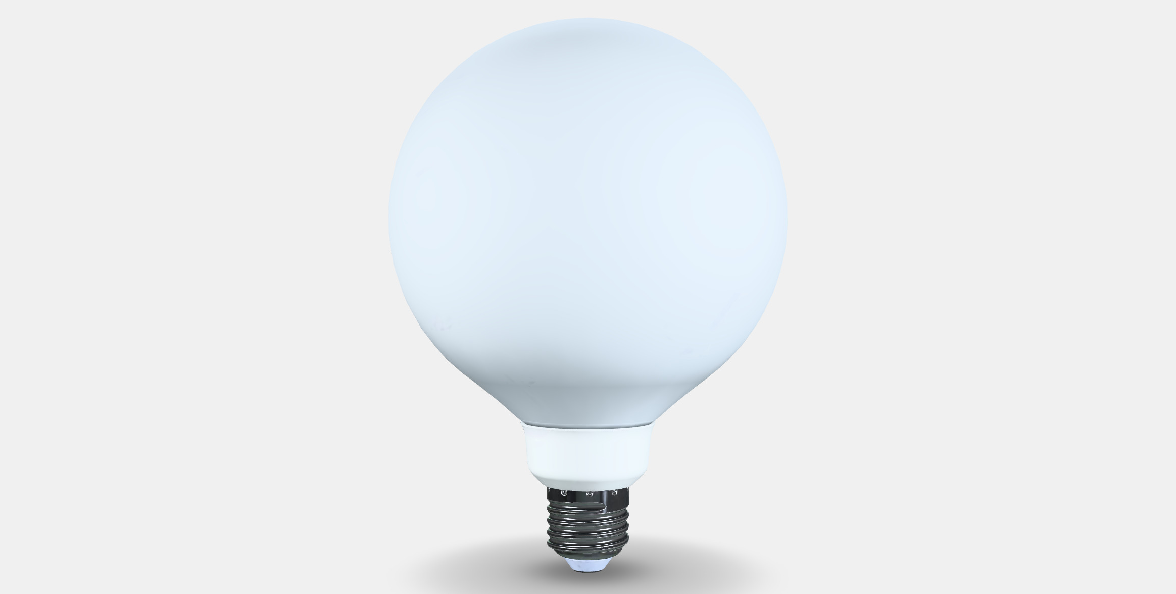 TRADFRI LED bulb E27 470 lumen Low-poly 3D model_16