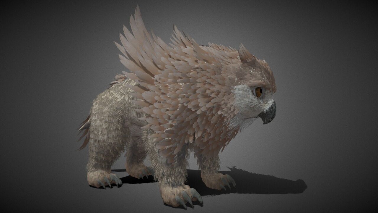 50 Realistic Animals FULL PACK Low-poly 3D model_43