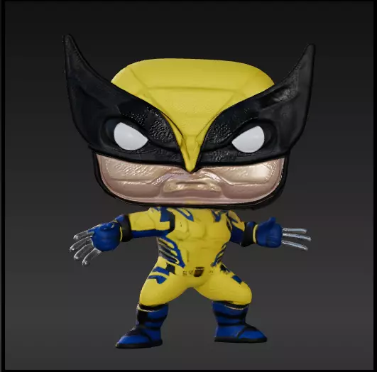 Wolverine funko pop Free 3D print model