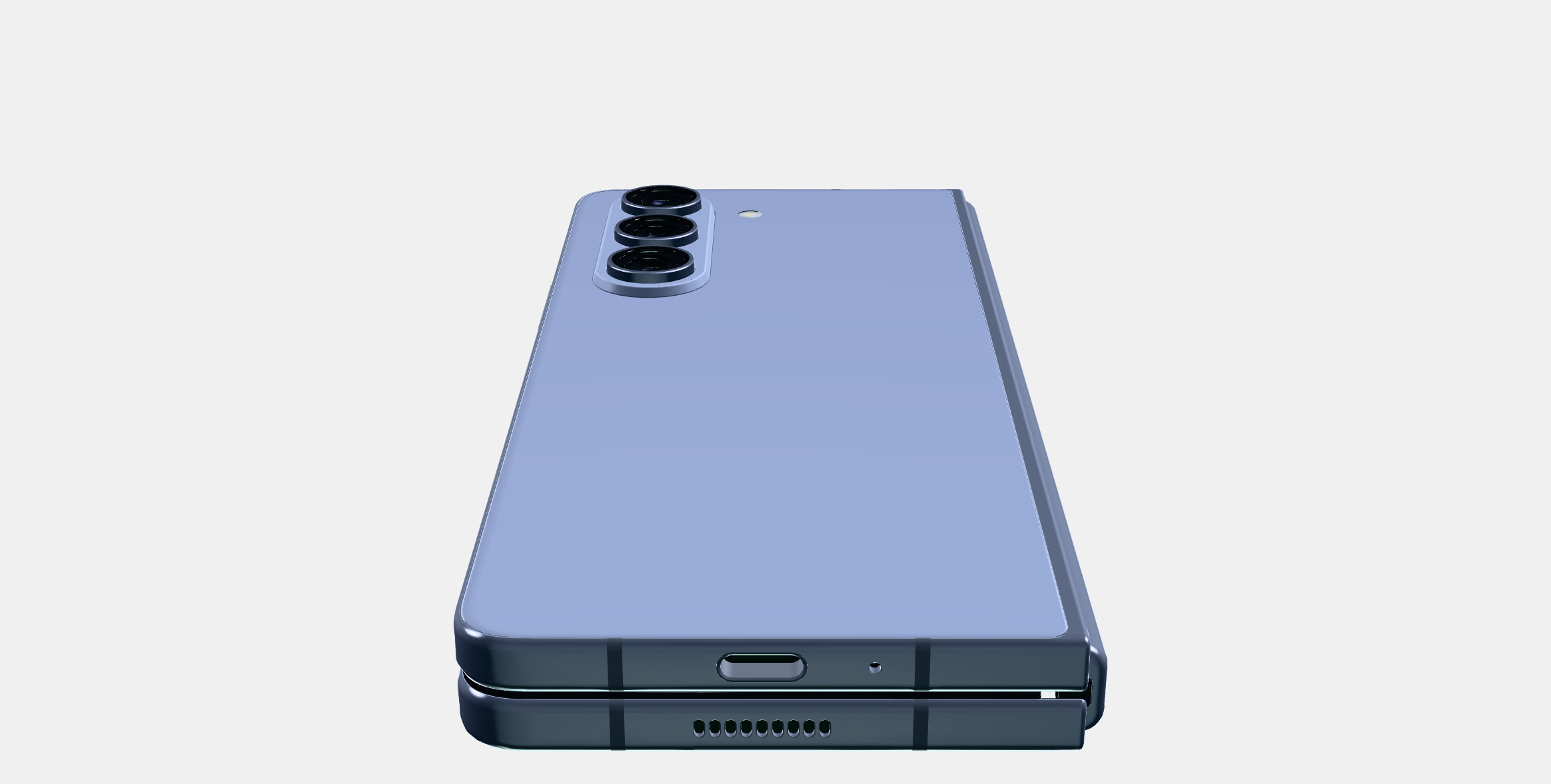 Samsung Galaxy Z Fold5 Jegesky Blue 3D model_8