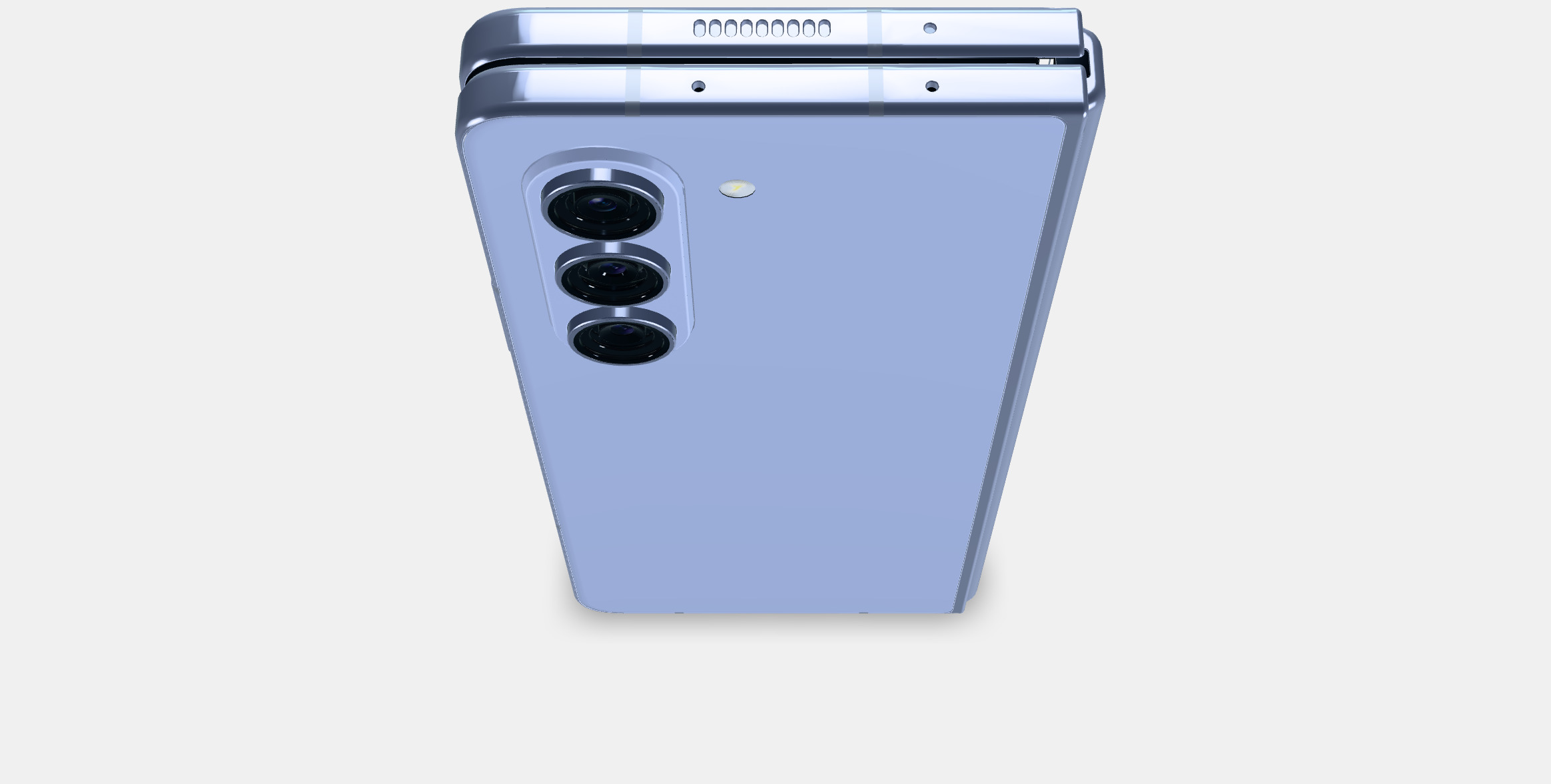 Samsung Galaxy Z Fold5 Jegesky Blue 3D model_4