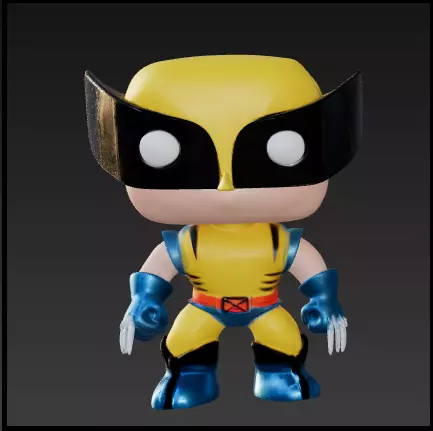 Wolverine funko pop Free 3D print model