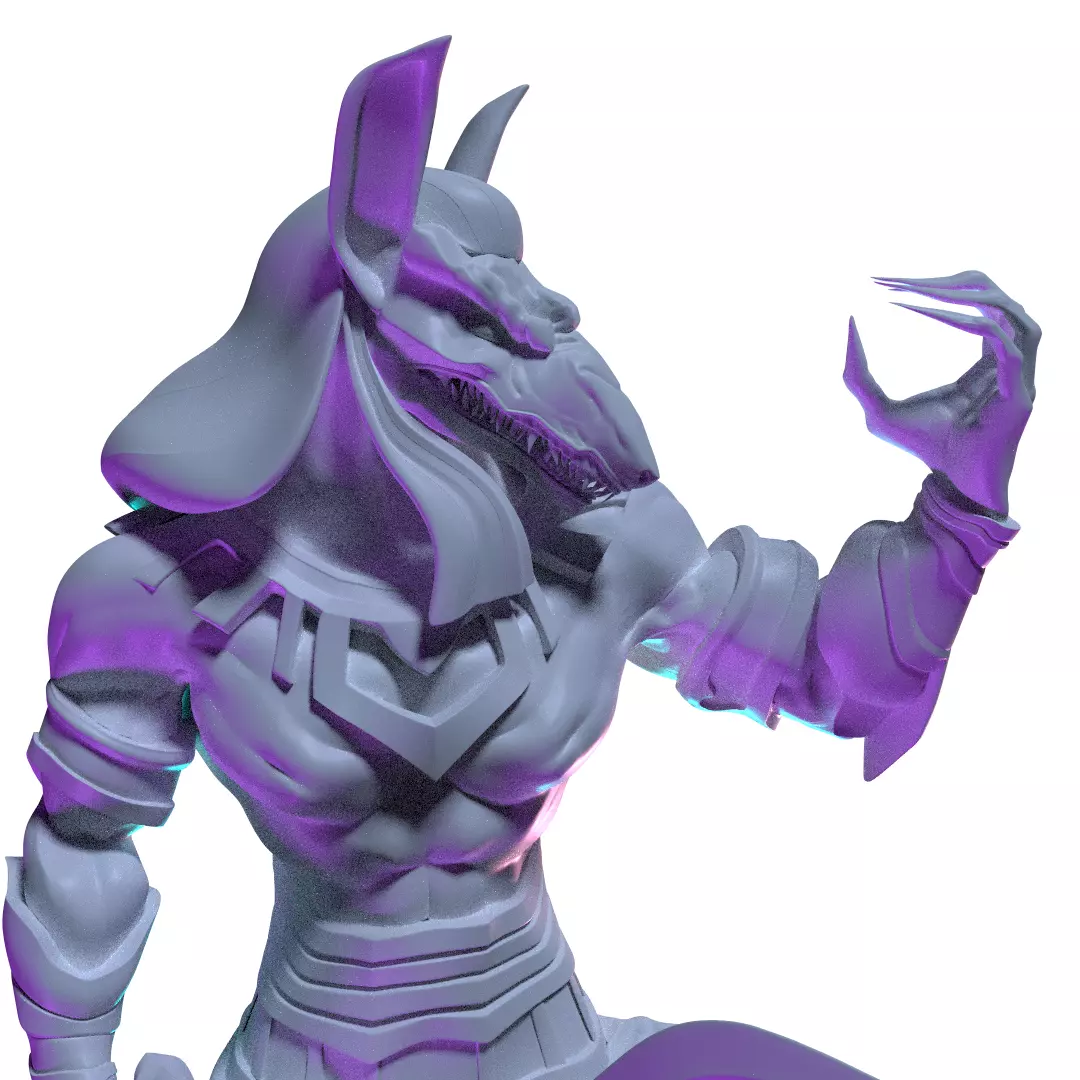 Seth egyptian god 3D print model_0