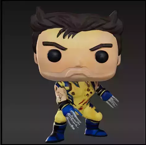 Wolverine funko pop Free 3D print model