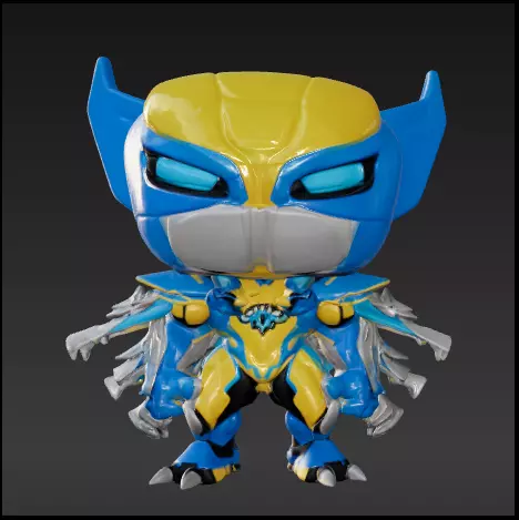 Wolverine funko pop Free 3D print model