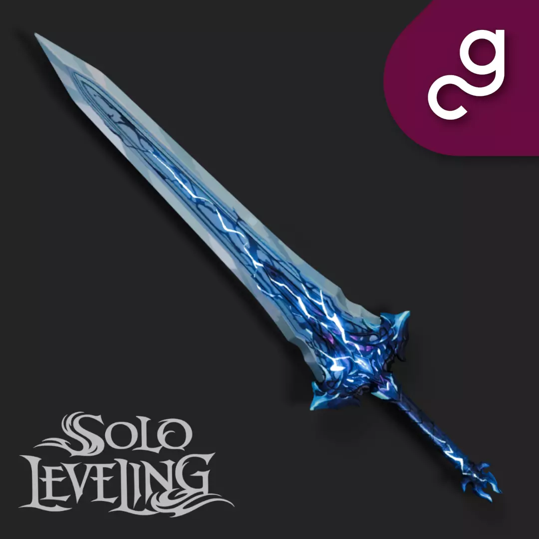 Demon King Longsword - Solo Leveling 3D print model_0