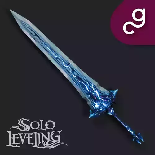 Demon King Longsword - Solo Leveling 3D print model