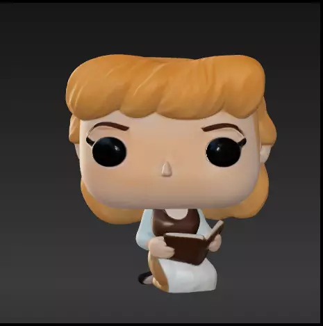 Cenicienta funko pop Free 3D print model