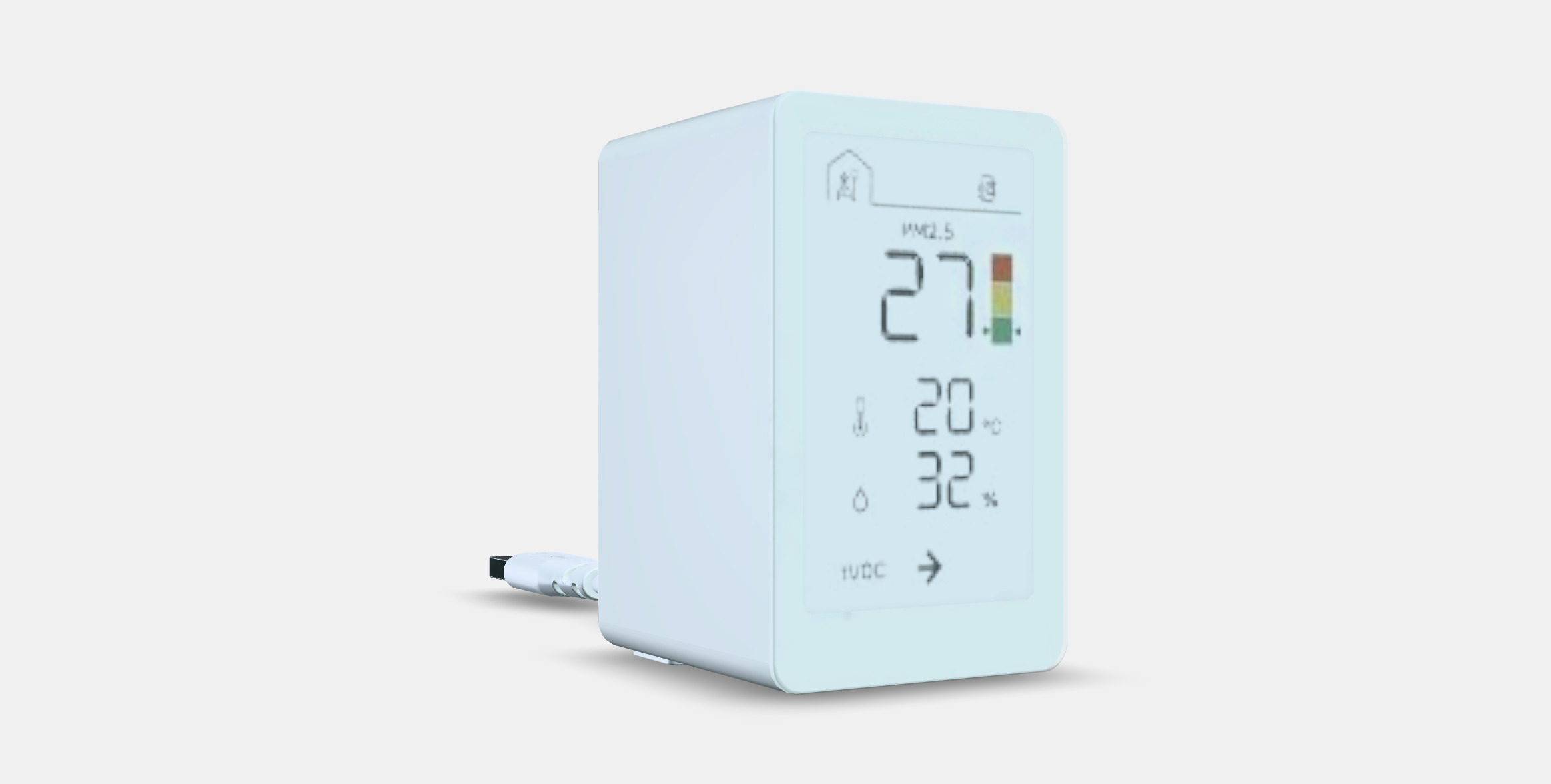 VINDSTYRKA Air quality sensor 3D model_9