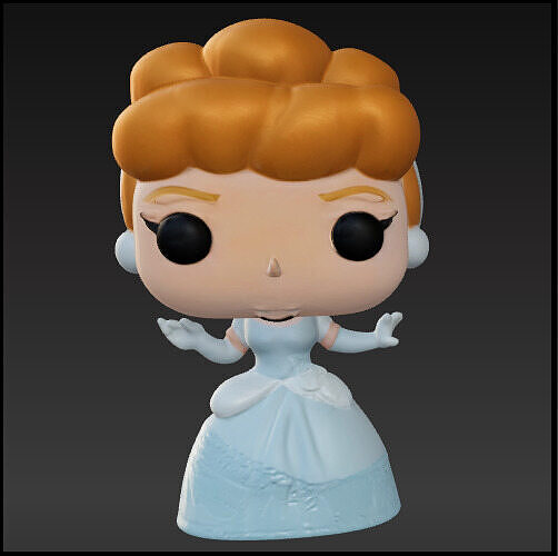 Cenicienta funko pop Free 3D print model