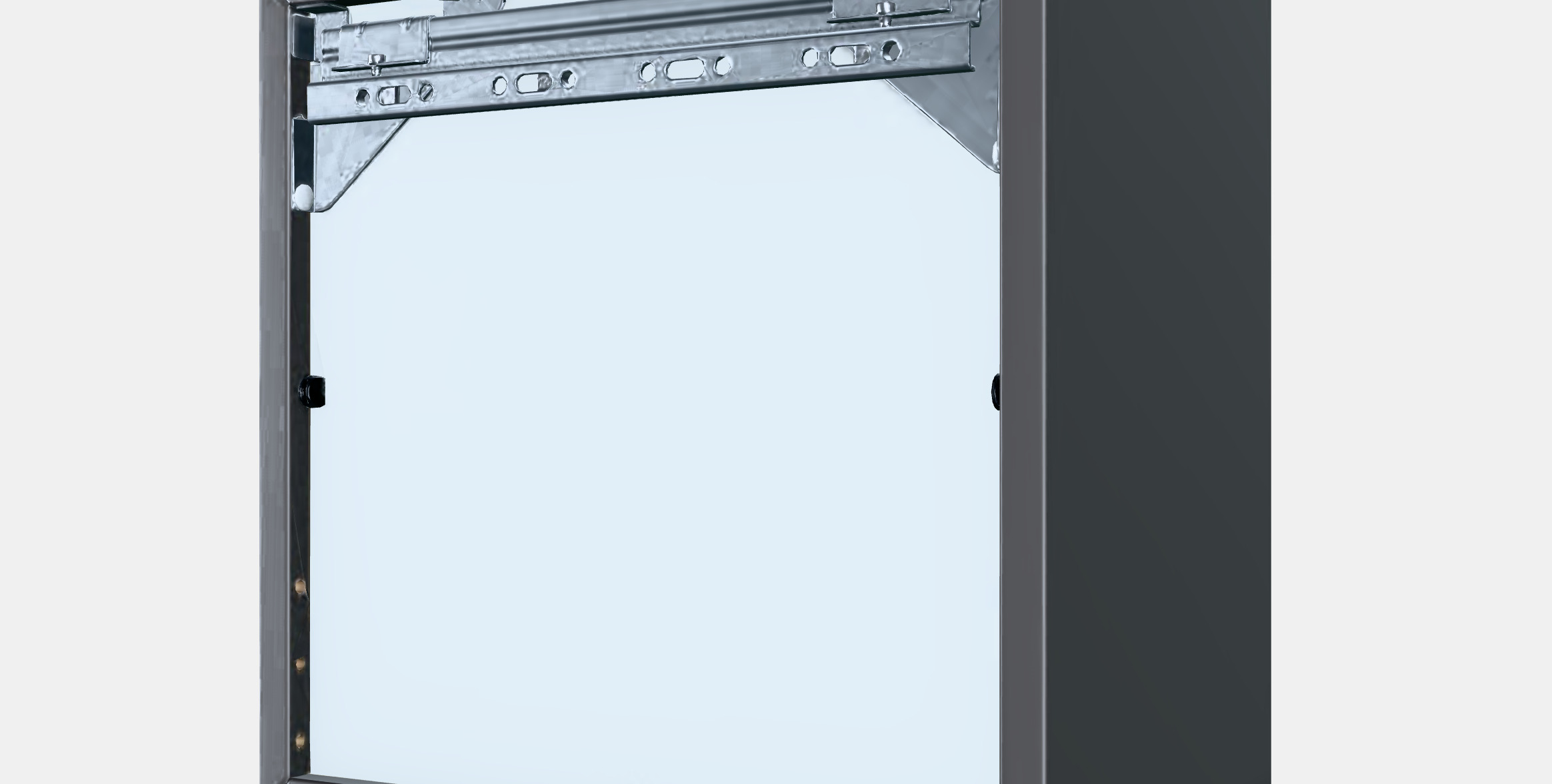 EKET Wall-mounted shelving unit Low-poly 3D model_8