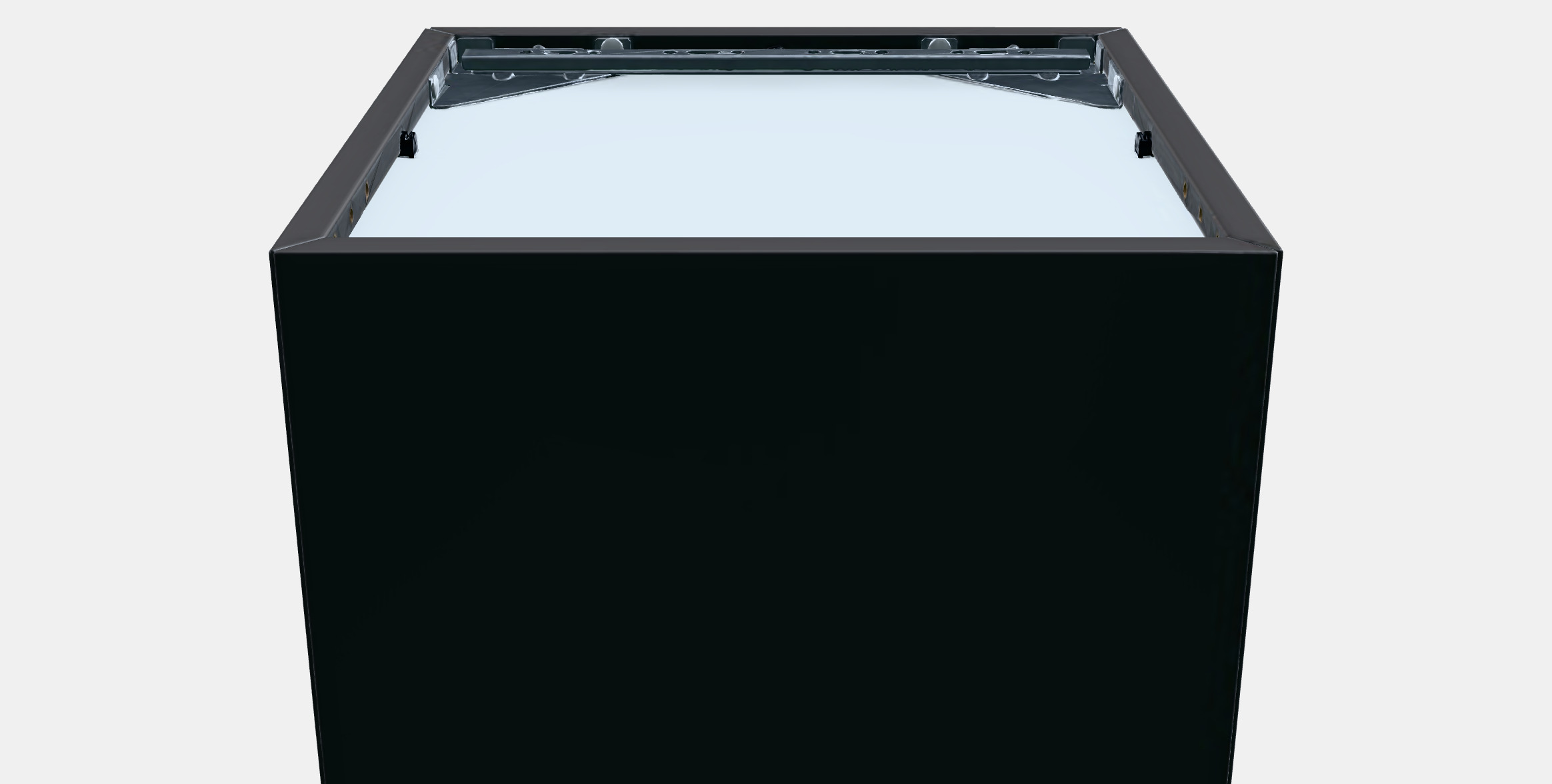 EKET Wall-mounted shelving unit Low-poly 3D model_6