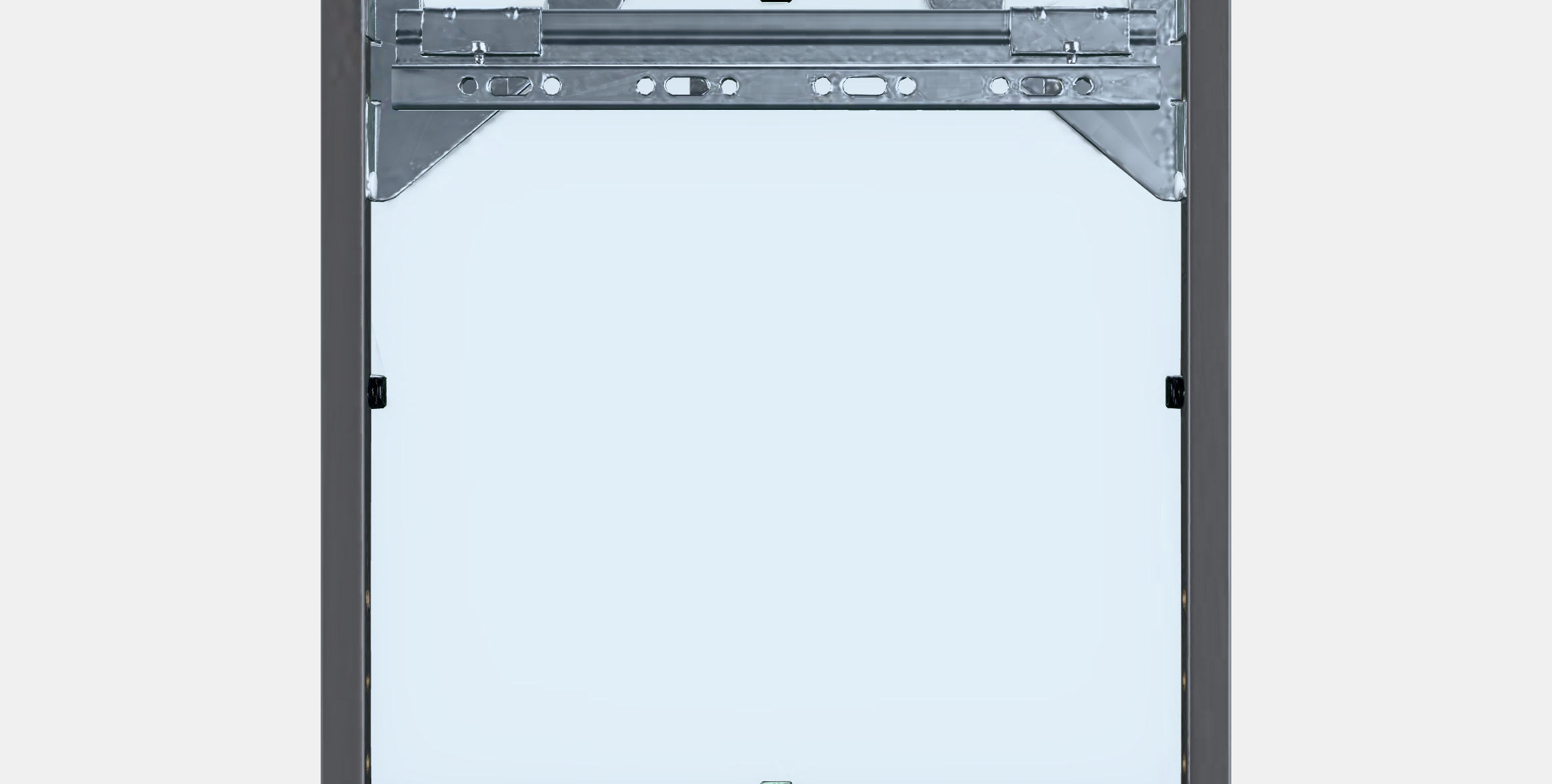 EKET Wall-mounted shelving unit Low-poly 3D model_15