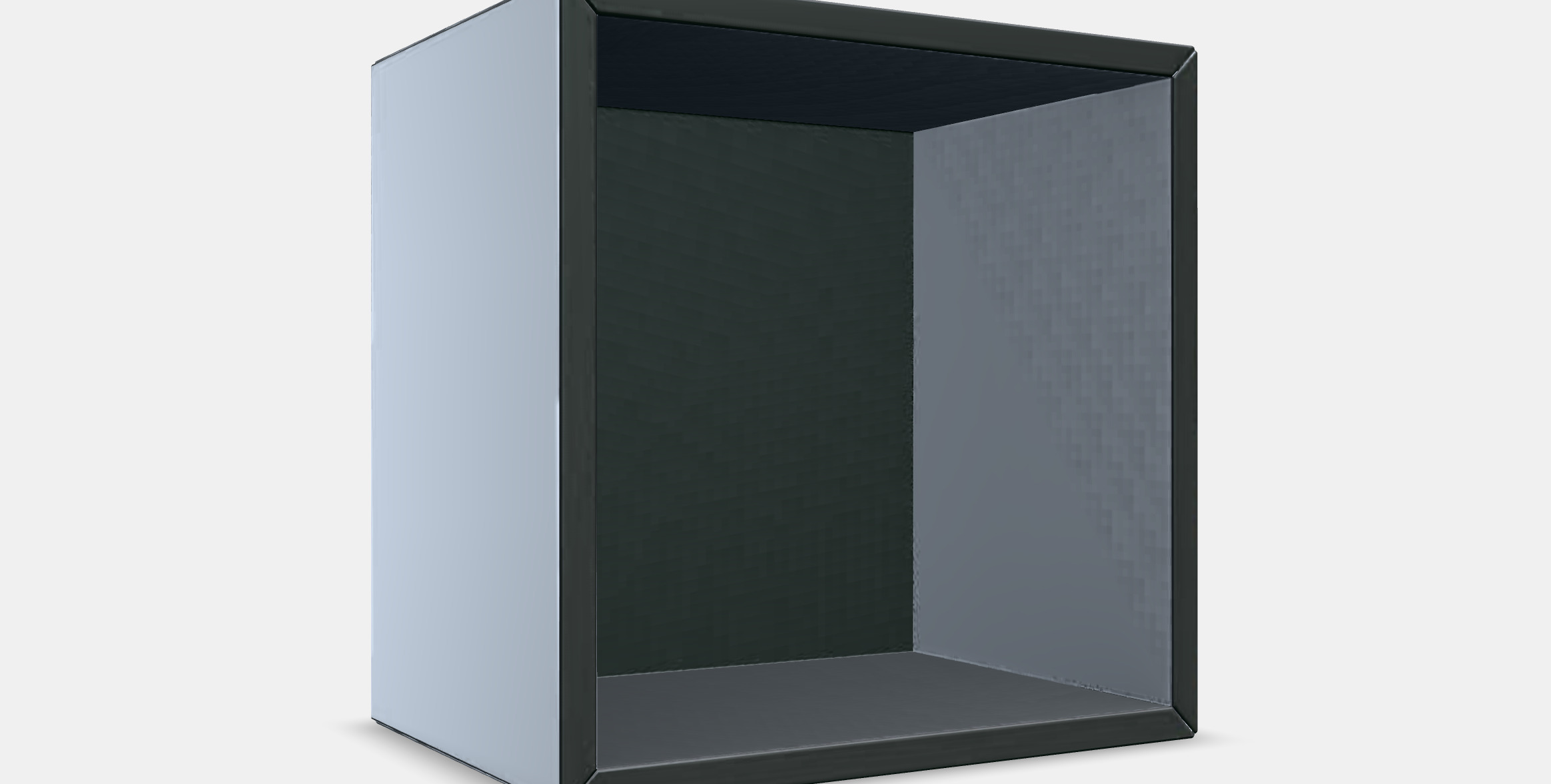 EKET Wall-mounted shelving unit Low-poly 3D model_9