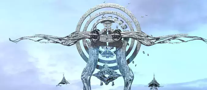 interstellar Sci fi pharaoh Archway station ring city 2