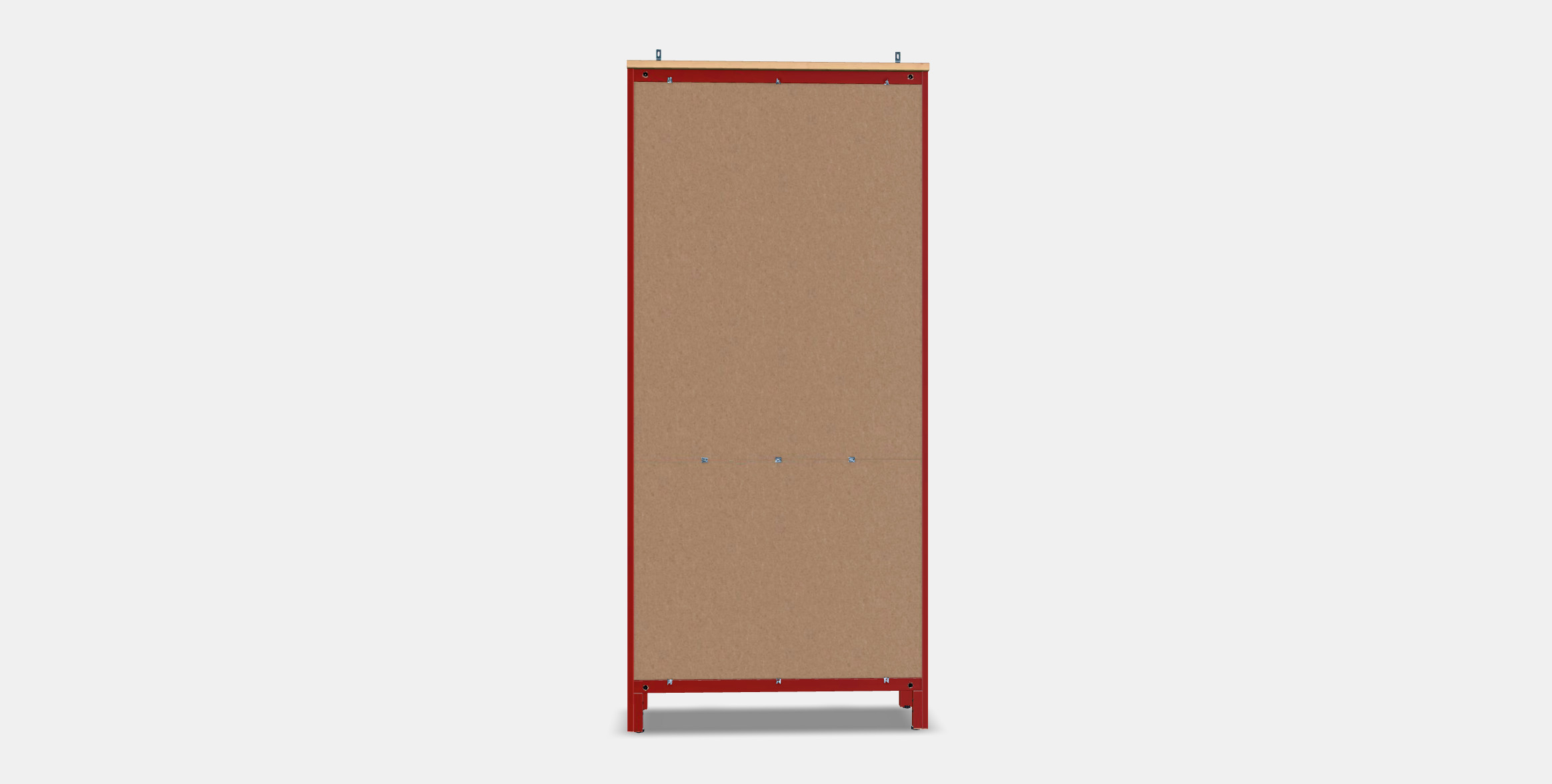 HEMNES Glass-door cabinet with 3 drawers 2 3D model_15