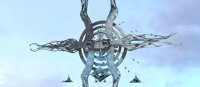 interstellar Sci fi Horned array 