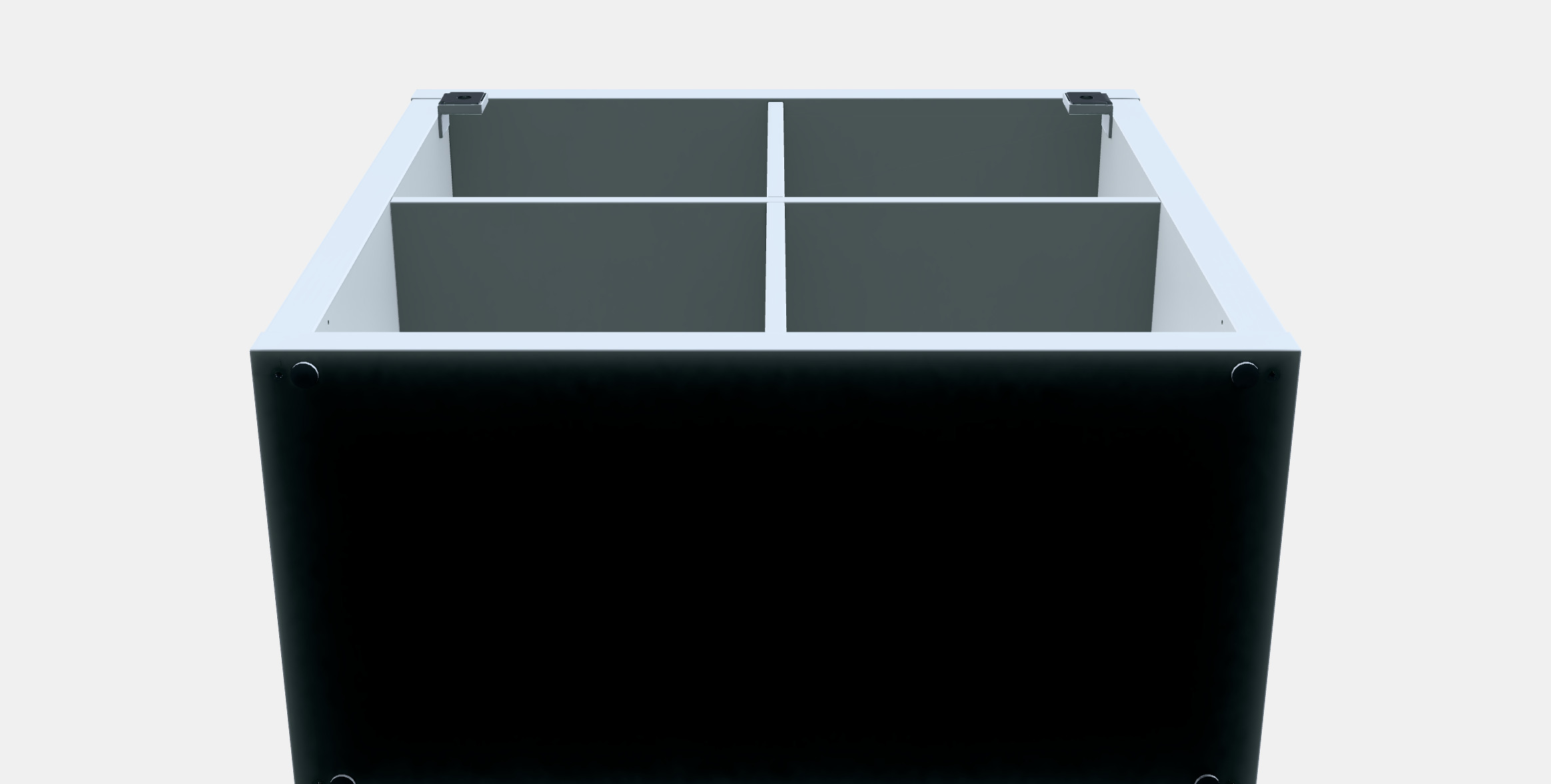 KALLAX Shelving unit 2 Low-poly 3D model_7