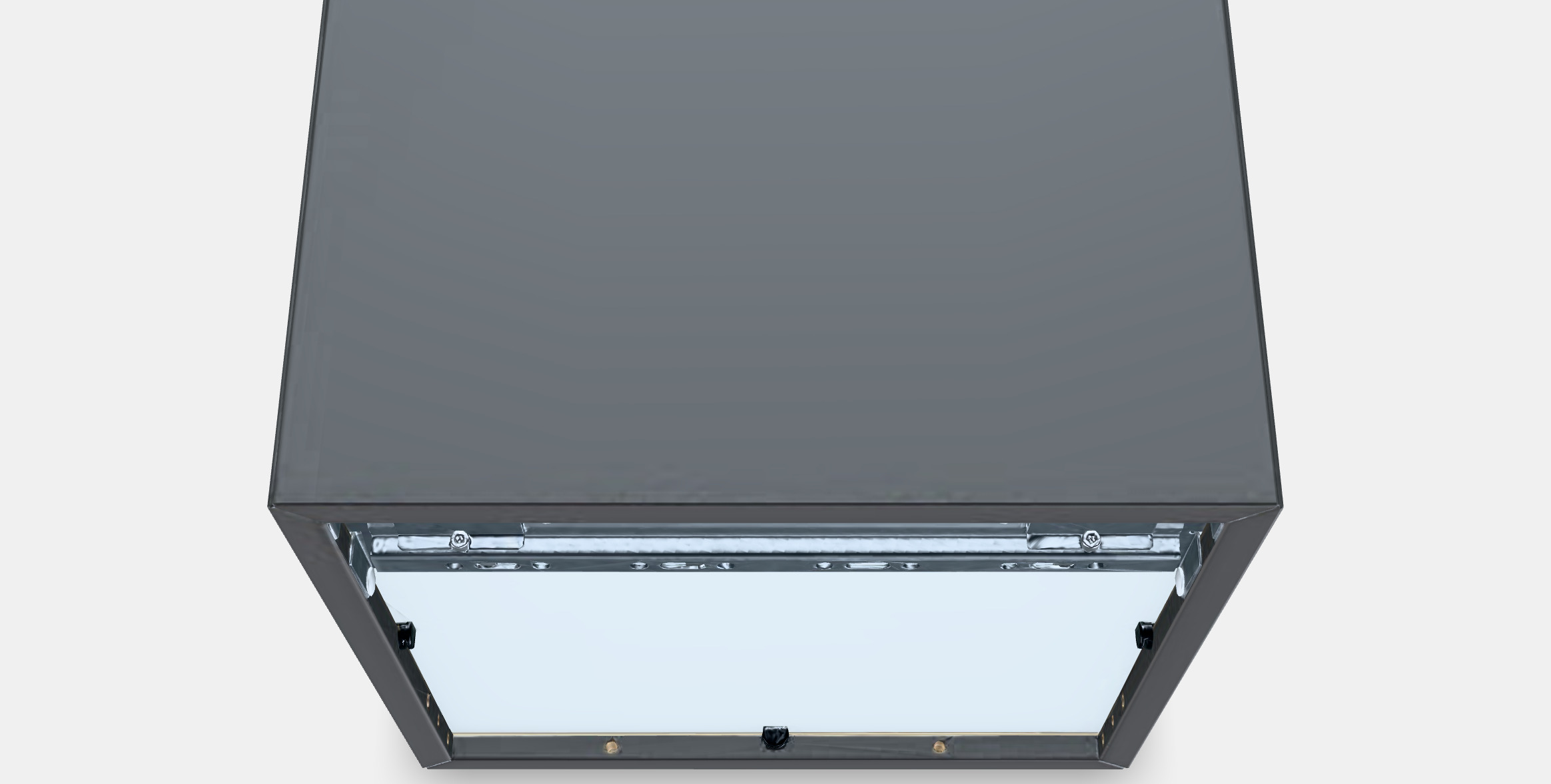 EKET Wall-mounted shelving unit Low-poly 3D model_3