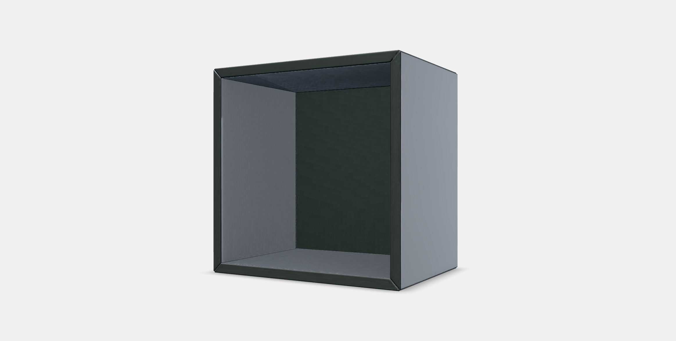 EKET Wall-mounted shelving unit Low-poly 3D model_12