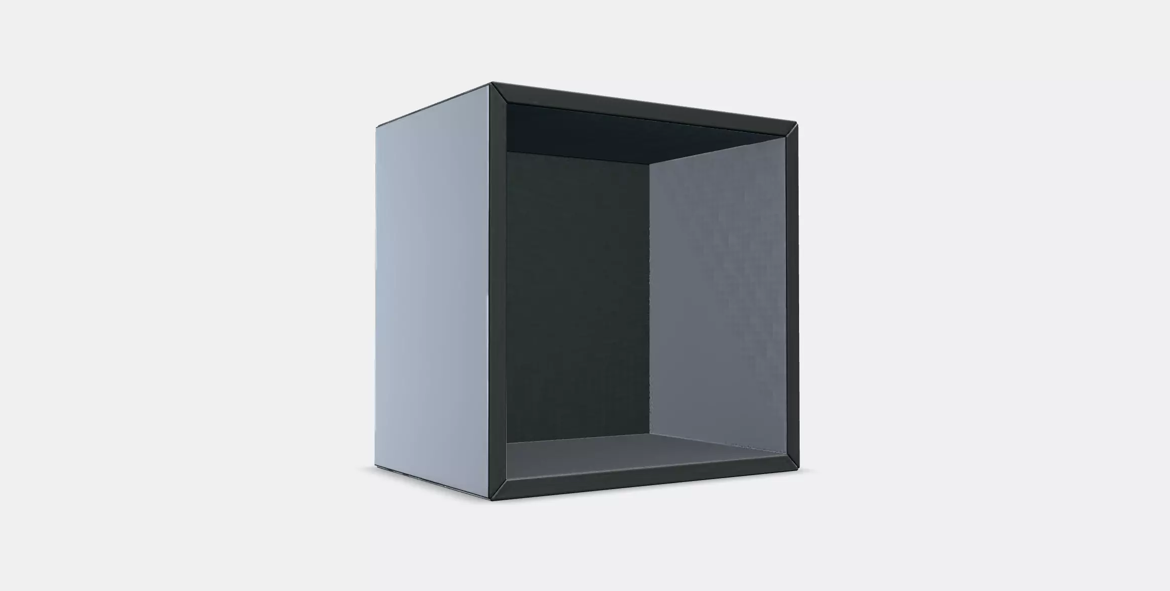 EKET Wall-mounted shelving unit Low-poly 3D model_0
