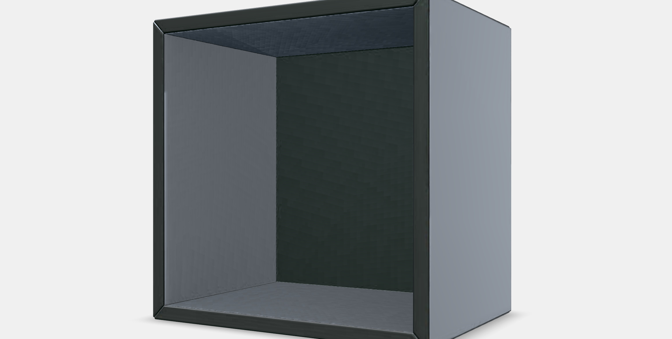 EKET Wall-mounted shelving unit Low-poly 3D model_13