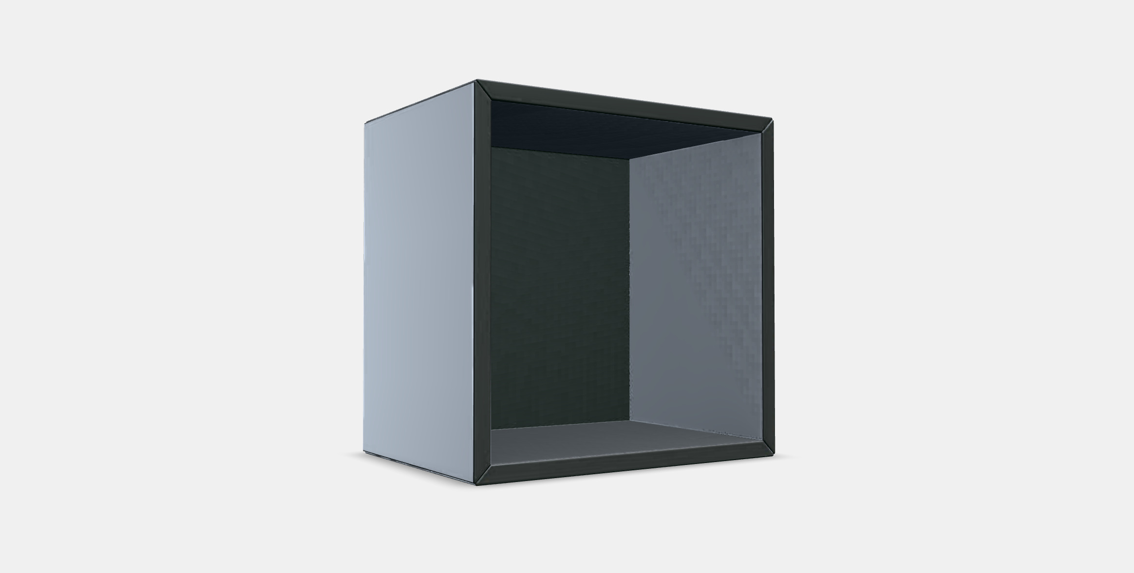 EKET Wall-mounted shelving unit Low-poly 3D model_3