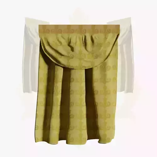 Deco Curtains Baroque Flower R1 Hig