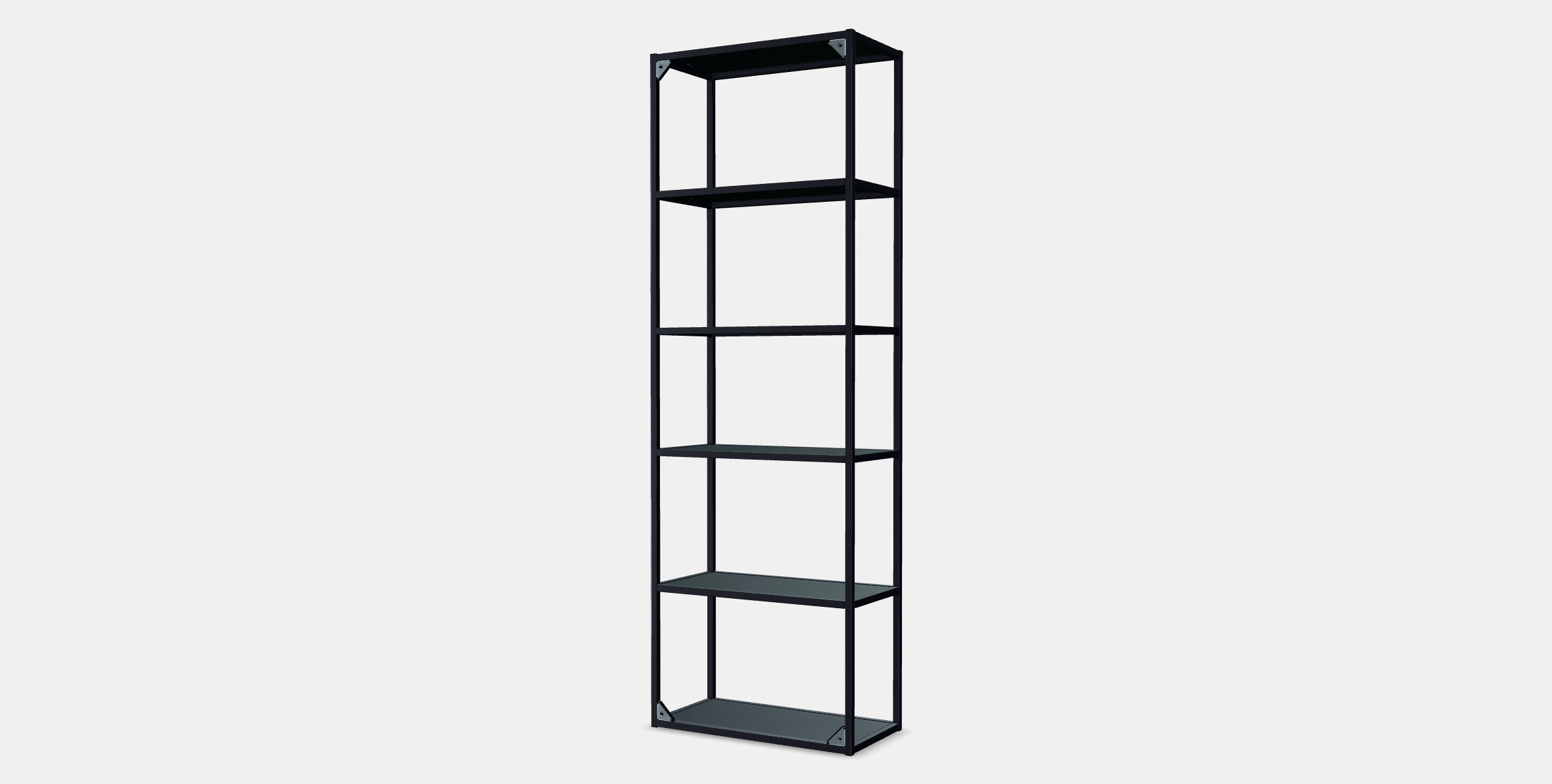 ENHET High fr w shelves 1 3D model_3
