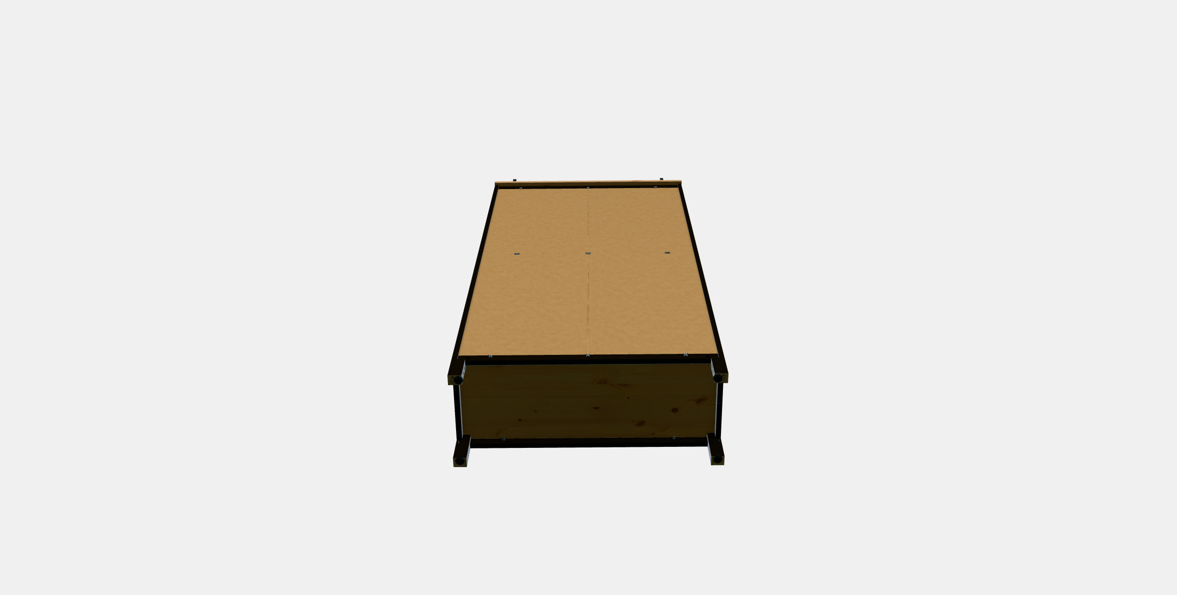 HEMNES Bookcase 3D model_4
