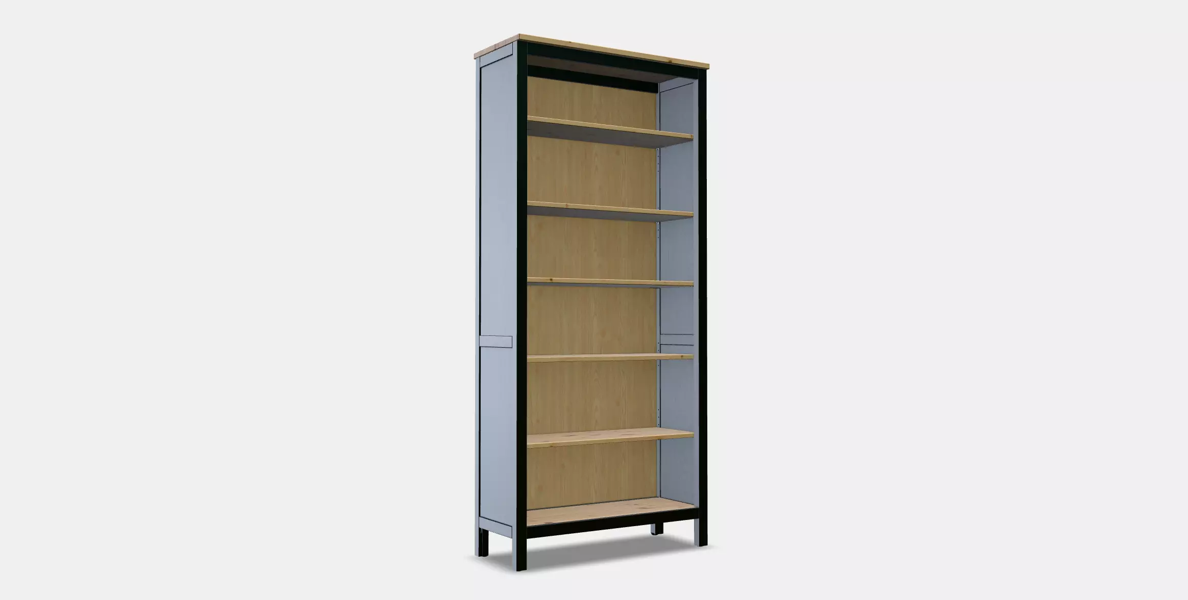 HEMNES Bookcase 3D model_0