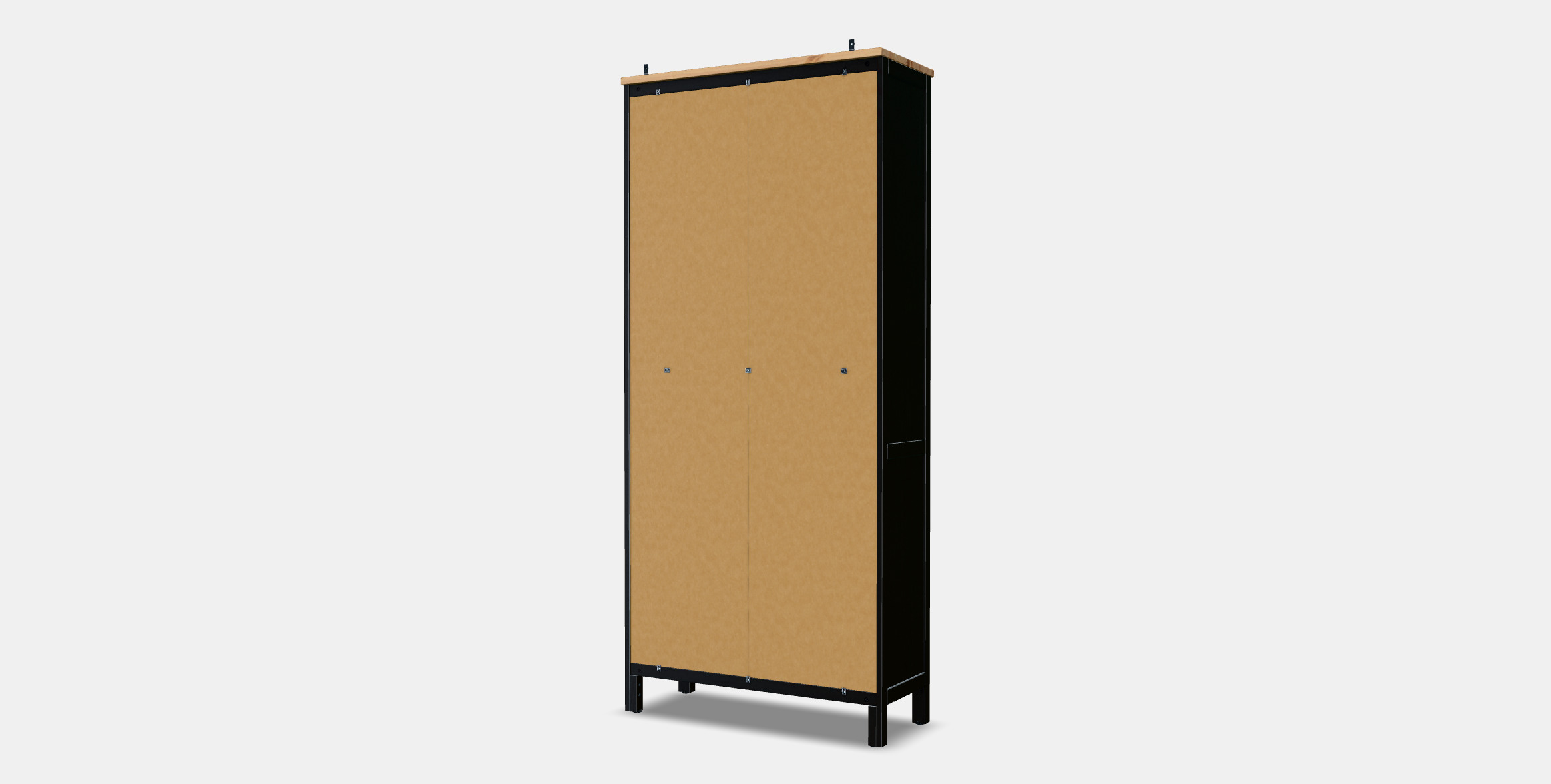HEMNES Bookcase 3D model_8