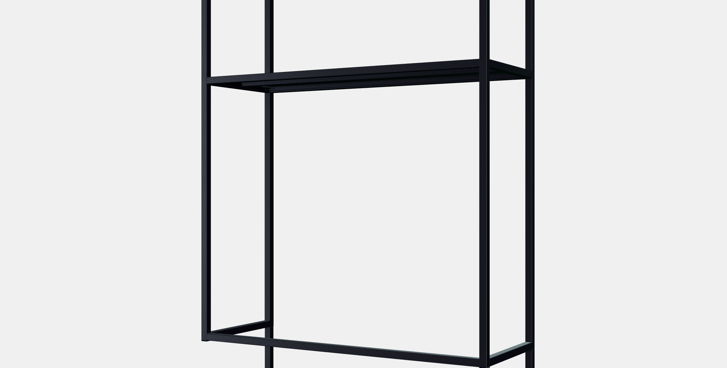 ENHET Frame w shelves for washing machine 3D model_5