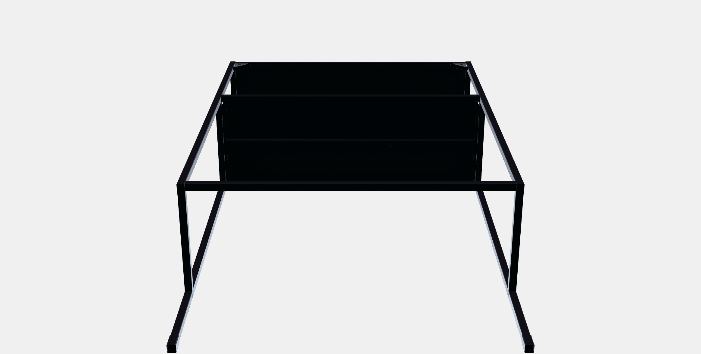 ENHET Frame w shelves for washing machine 3D model_8