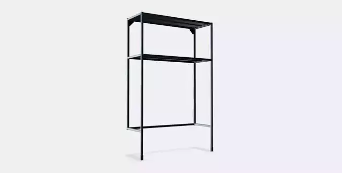 ENHET Frame w shelves for washing machine