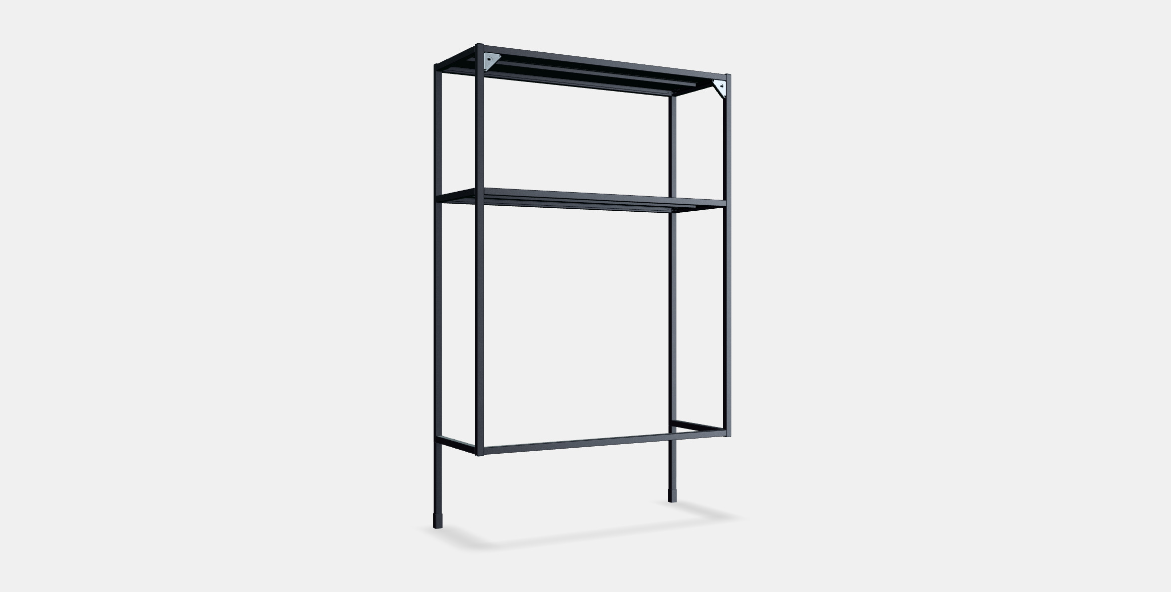ENHET Frame w shelves for washing machine 3D model_16